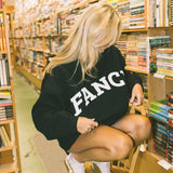 Fancy Oversized Fleece Mockneck - Black