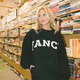Fancy Oversized Fleece Mockneck - Black