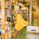 Fancy French Terry Shorts - Gold