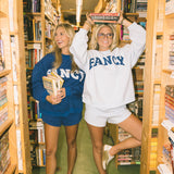 Fancy Fleece Lined Shorts - Indigo