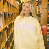 Fancy Fleece Lined Shorts - Pastel Yellow