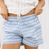 Miley Boxer Shorts -  Blue Textile