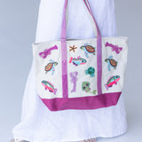 Underwater Tales Beaded Boat Bag