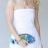 Embellished Royal Fish Clutch