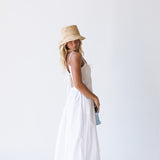 Colette Bow Detail Maxi Dress - White