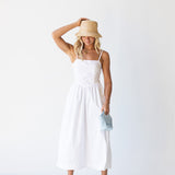 Colette Bow Detail Maxi Dress - White