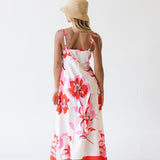 Blair Floral Print Maxi Dress - Pink