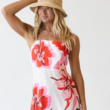 Blair Floral Print Maxi Dress - Pink