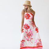 Blair Floral Print Maxi Dress - Pink