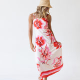 Blair Floral Print Maxi Dress - Pink