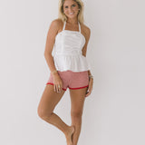 Kylee Mini Shorts - Red