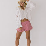Maryn Eyelet Detail Blouse - White