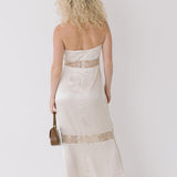 Lorelei Strapless Maxi Dress - Oyster