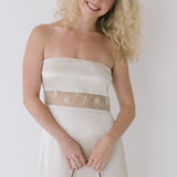 Lorelei Strapless Maxi Dress - Oyster
