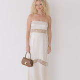 Lorelei Strapless Maxi Dress - Oyster