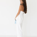 Addie Tube Top and Pants Set - White