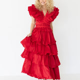 Sable Fun and Flirty Midi - Dark Red