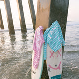 Fancy Oversized Towel Terry Mockneck - Magenta