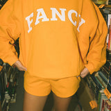 Fancy Fleece Lined Shorts - TN Orange