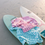 Fancy Oversized Towel Terry Mockneck - Magenta