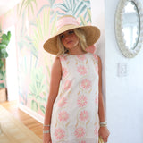 Jordan Floral Print Mini Dress - Pink