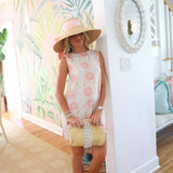 Jordan Floral Print Mini Dress - Pink