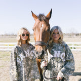Fancy Oversized Mockneck - Camo/Pink Outline