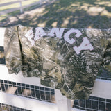 Fancy Oversized Mockneck - Camo/Pink Outline