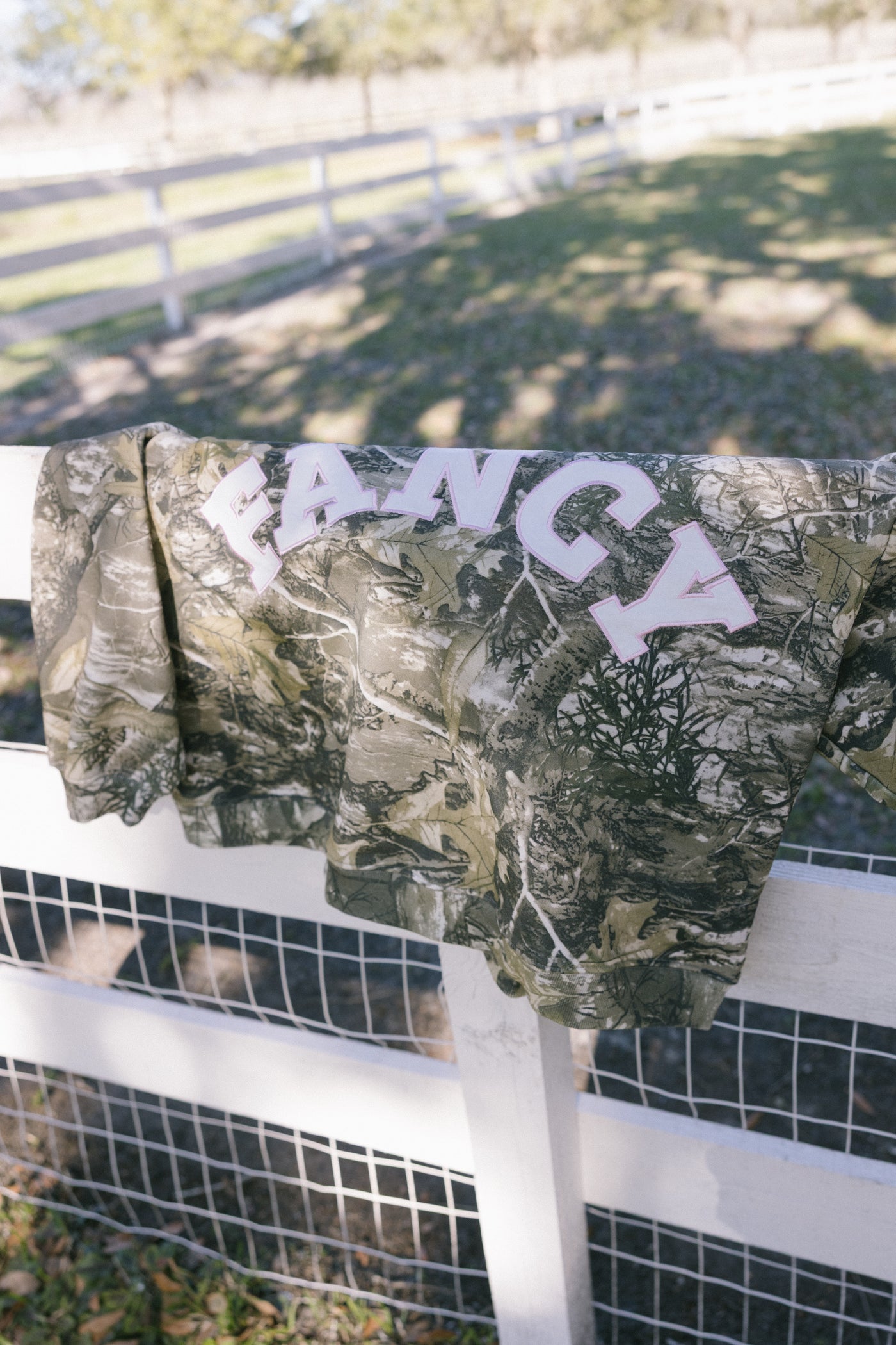 Fancy Oversized Mockneck - Camo/Pink Outline (PREORDER 2-3 WEEKS)