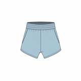 Fancy Fleece Lined Shorts - Powder Blue
