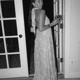 Zelda Halter Neck Maxi Dress - Coral