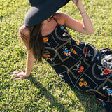 Rose Maxi Dress - Black