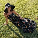Rose Maxi Dress - Black