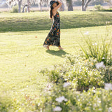 Rose Maxi Dress - Black