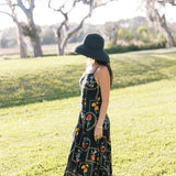 Rose Maxi Dress - Black