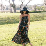Rose Maxi Dress - Black