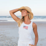 Fancy French Terry Mini Shorts - White