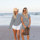 Fancy French Terry Mini Shorts - White