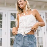 Keelie Boxer Shorts -  Navy