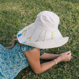 Maggie Smocked  Midi Dress- Blue/Green (PREORDER)