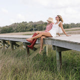 Rio Puff Sleeve Top - Red