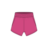 Fancy Fleece Lined Mini Shorts - Paradise Pink