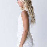 Miranda Floral Mini Dress - White