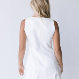 Miranda Floral Mini Dress - White