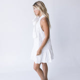 Dixie Halter Neck Mini Dress - Off White