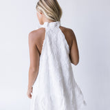 Dixie Halter Neck Mini Dress - Off White