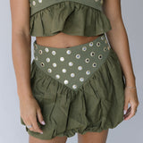 Brandi Skirt Set - Olive Green