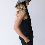 Georgia Linen Shorts - Black