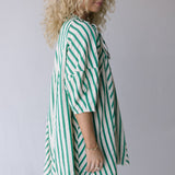 Olivia Puffy Sleeve Romper - Jade