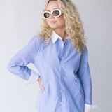 Alexis Striped Shirt - Blue